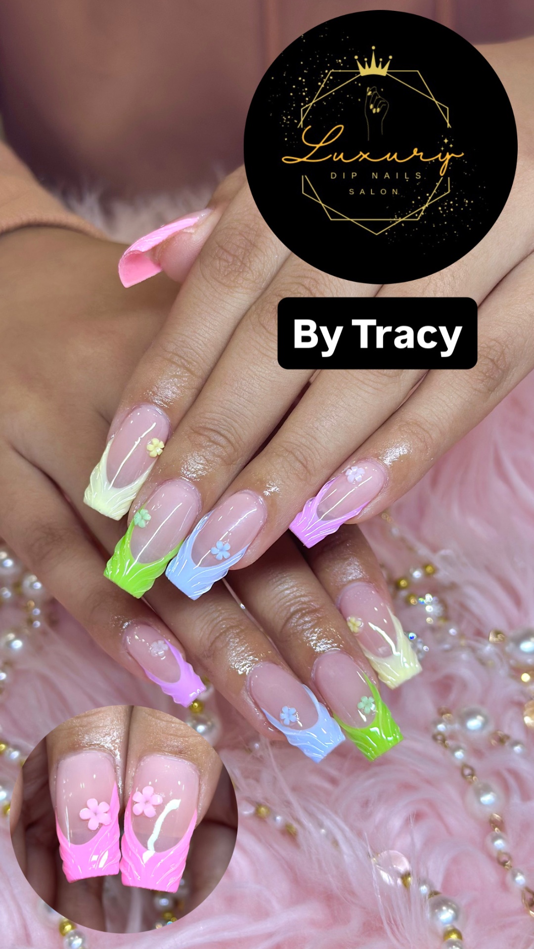 Pastel French Florals — By Tracy